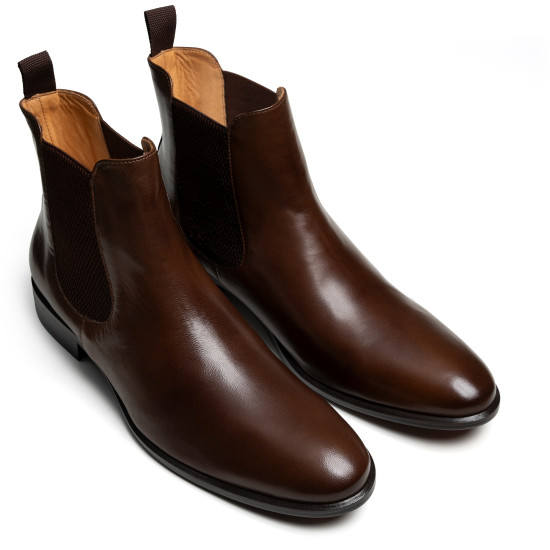 Bota Masculina Chelsea Ollis Whisky